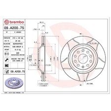 2x Bremsscheibe hinten für VW Scirocco 3 137 T-ROC A11 Tiguan AD1 CT1 | 2621371