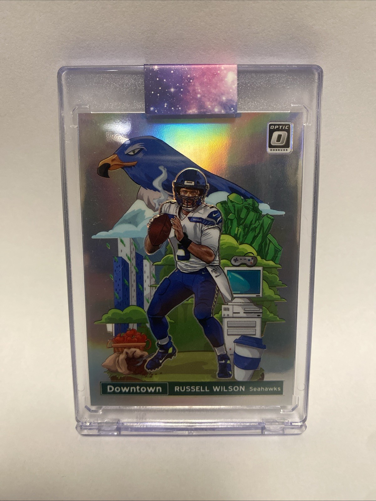 2020 Panini Donruss Optic - Downtown Russell Wilson #DT-7