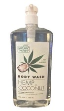 Natural Therapy Hemp+Coconut Body Wash 33.8oz| Softening Moisturizing Revive 0.52 per gallon