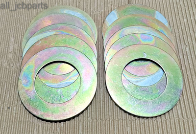 10-Pack Bucket Pin Shims For Excavators & Skid Steers - 40mm Inner Diameter, Polymer Spacers For Loose Joints