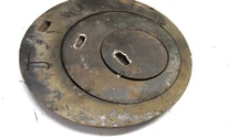 3 Pc Old Cast Iron Wood  Stove Lid Cover  Burner Plate  Lot J