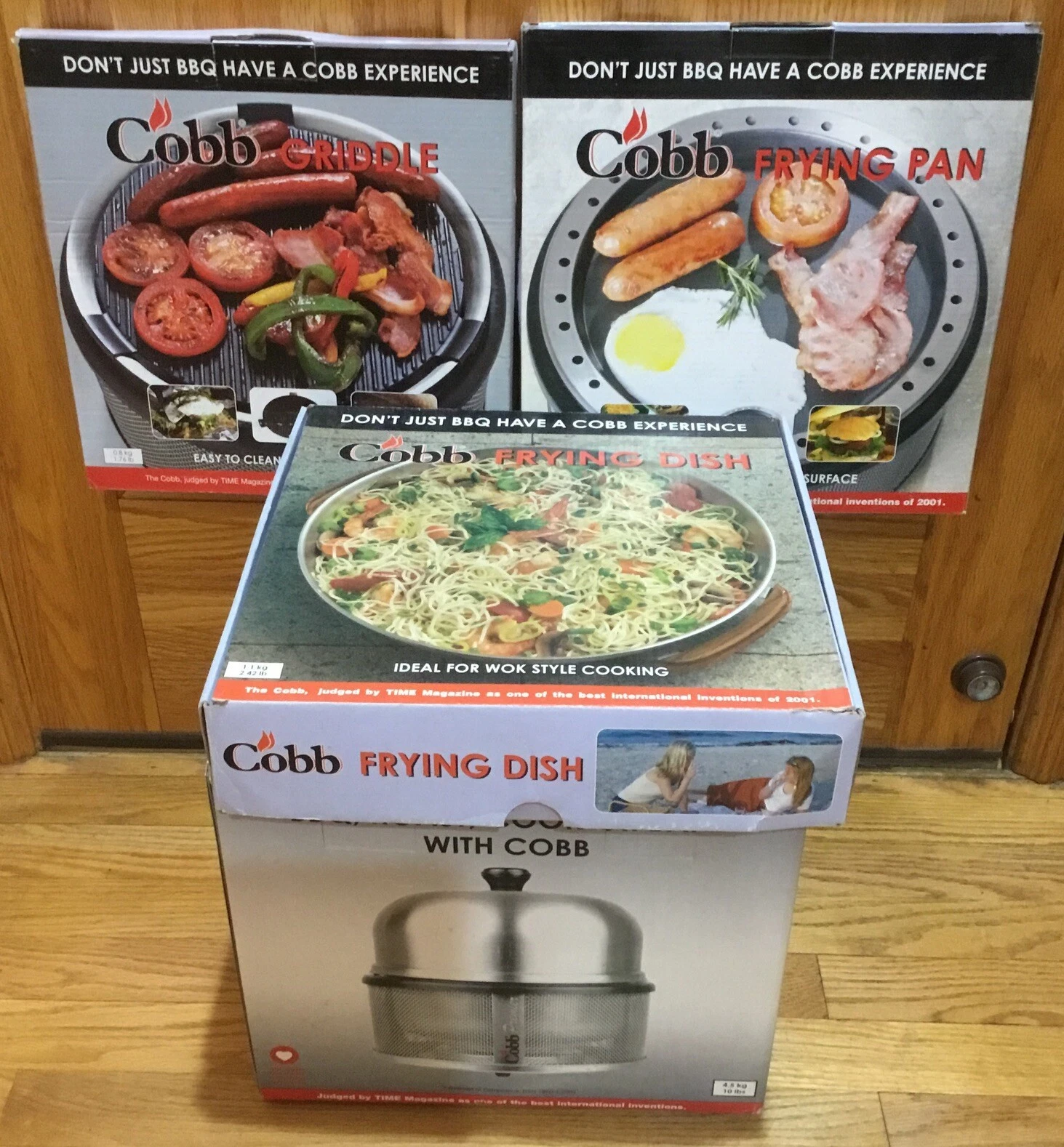 Cobb Premier Portable Charcoal Grill W/ Frying Pan, Frying Dish & Griddle YS-716
