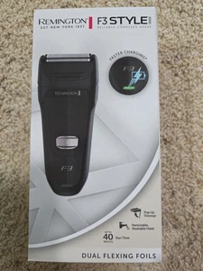 Remington Cordless Electric Shaver Trimmer Style Series Dual Flexing Foil Head 