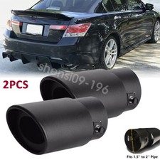 2pcs For Honda Accord 2005-25 Exhaust Pipe Tip Rear Tail Throat Muffler Tailpipe 2pcs For Honda Accord 2005-25 Exhaust Pipe Tip Rear Tail Throat Muffler Tailpipe