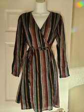Rails Wrap Dress S $178