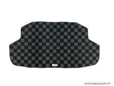 P2M Checkered Flag Race Carpet Rear Trunk Mat Z32 300zx Fairlady Z 90-96