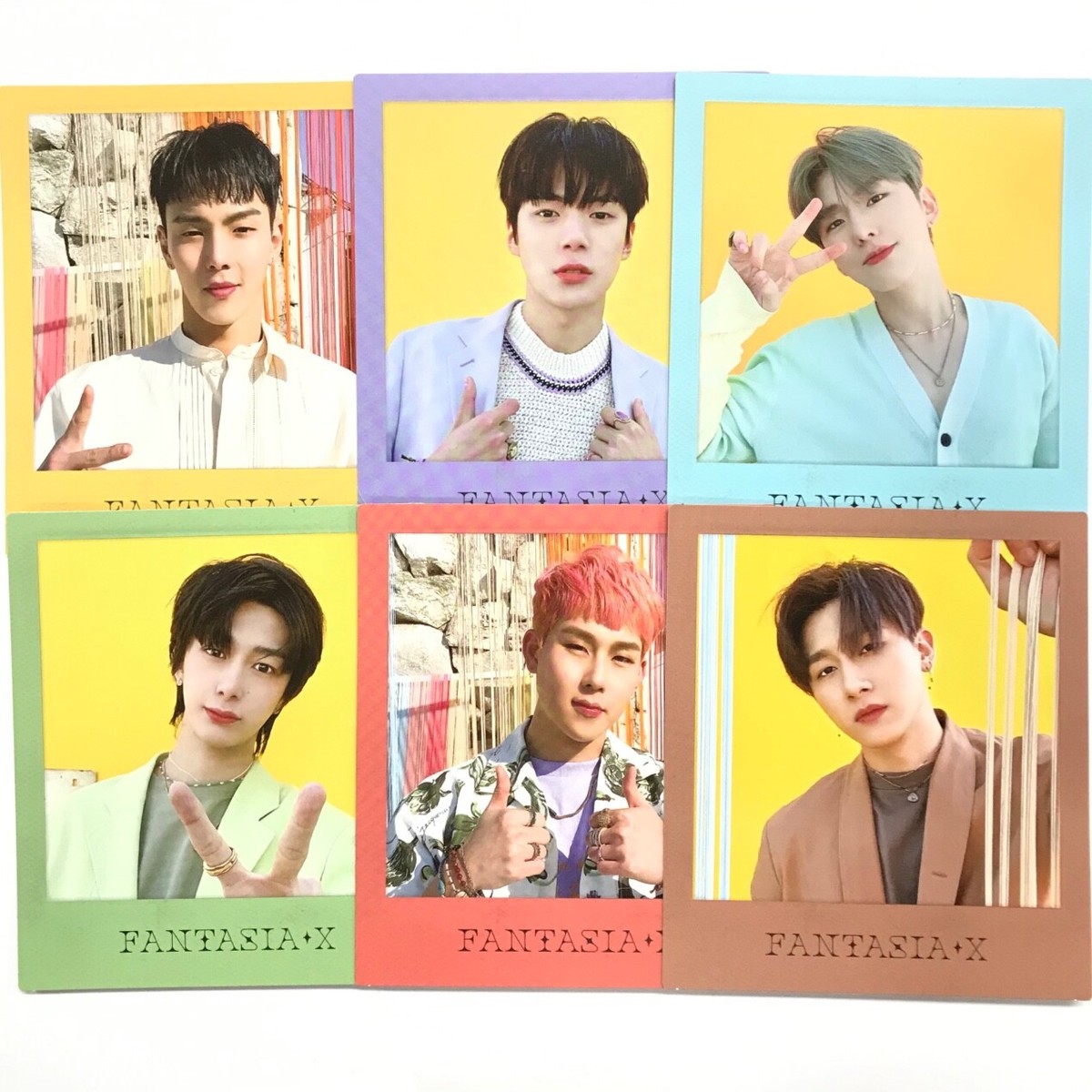 MONSTA X] FANTASIA X / Official Color Polaroid | eBay
