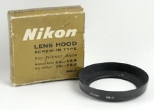 Nikon HN-1 52mm Screw-In Metal Lens Hood for 24mm 28mm - JAPAN