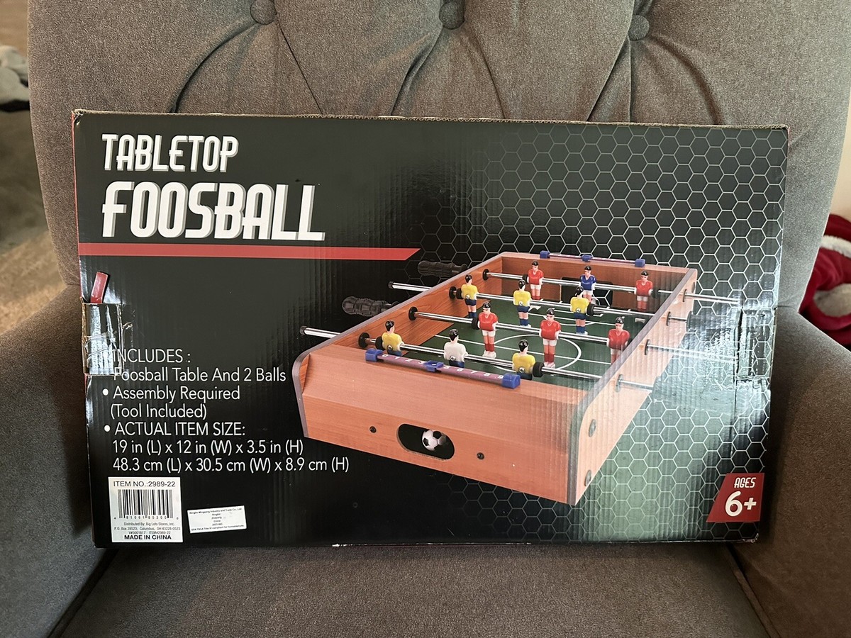Unopened Tabletop Foosball Game NWT New with Sticker | eBay