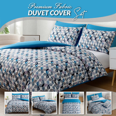 Bettbezug Set King Size Wende Luxus Bettdecke Steppdecke Bezug Bettwäsche Set Double