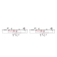 Metzger Bremsseilen Set Links Rechts Hinten FüR Toyota RAV 4 III _A3_