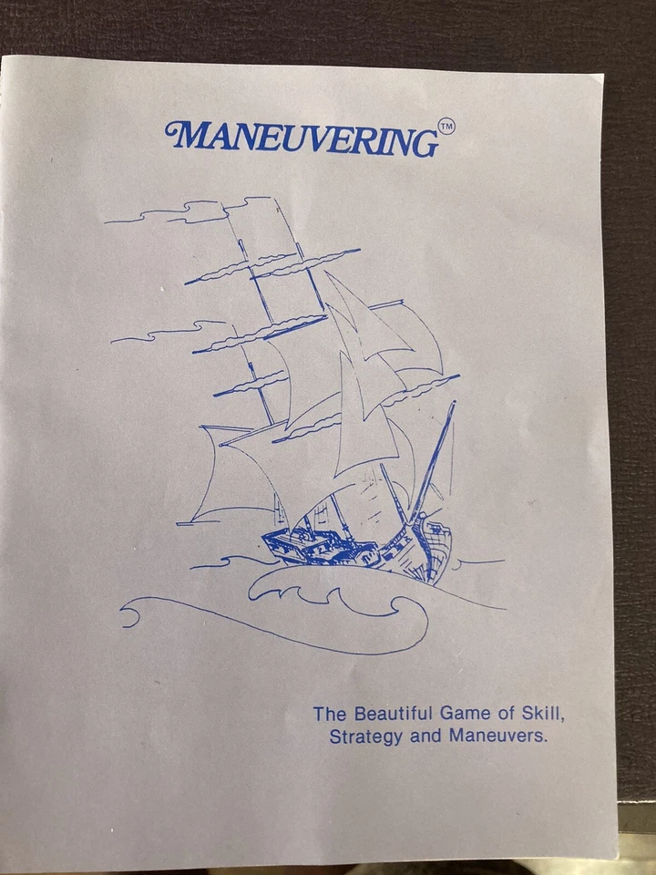 Maneuvering Board Game A Beautiful Game Of Skill Strategy And Maneuvers Vintageb - Image 2 of 4