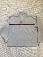 Boys Gap Large 10 Gray 1/4 Zip Sweater