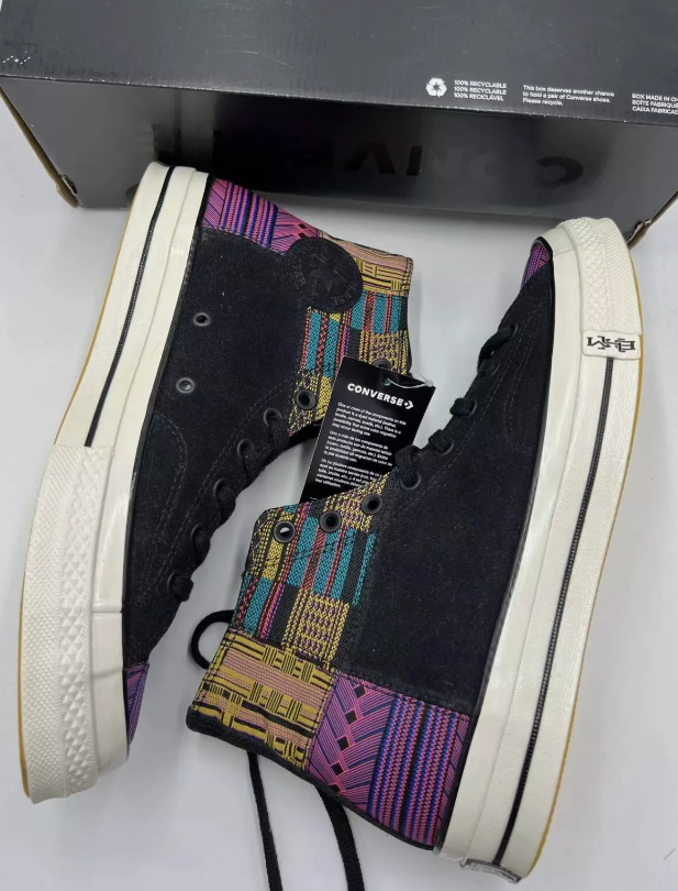 Converse CHUCK 70 BHM Patchwork Hi Top Black Sneaker 165556C Men