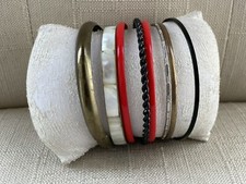 Women Bangles Multi Color Bracelet Fashion Wristband Jewelry Set Of 9 Bangles