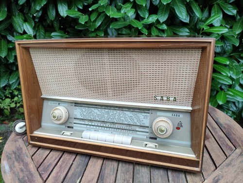 true vintage SABA Villingen RADIO Röhrenradio Hergestellt : 1960er --RARITÄT-- - Bild 5 von 5