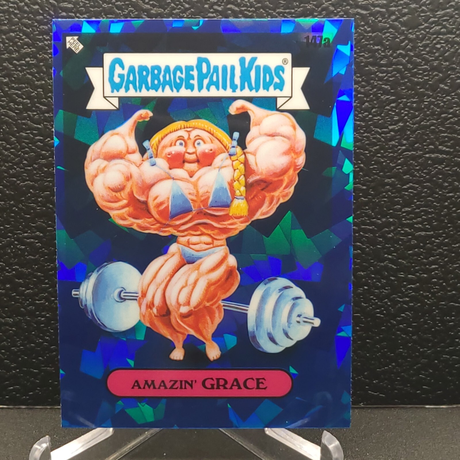 2021 Topps Garbage Pail Kids Sapphire Edition #147a Amazin' Grace front