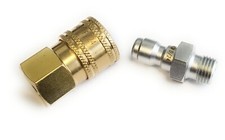 Snow Foam Lance 1/4" BSP Quick Release Pressure Washer Gun Coupling SET