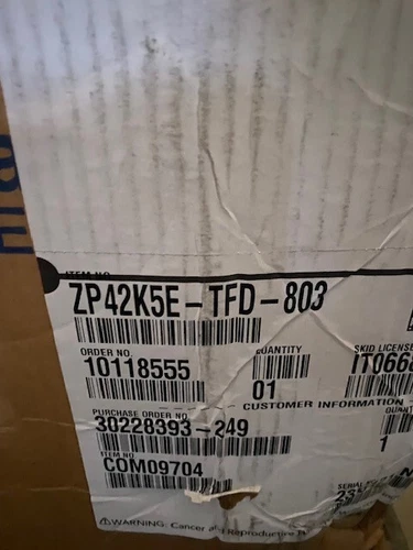 Copeland Compressor ZP42K5E-TFD-803 (NEW)