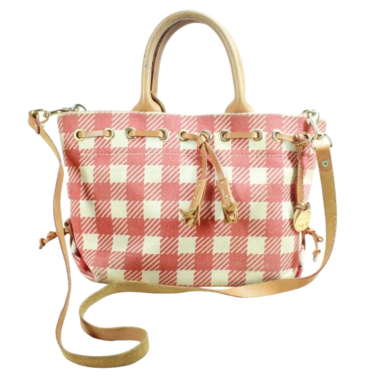 Vintage Dooney Bourke Plaid Bucket Bag Drawstring Equestrian Rare Similar Items to Dooney & Bourke Bucket Drawstring Shoulder Bag main image 2
