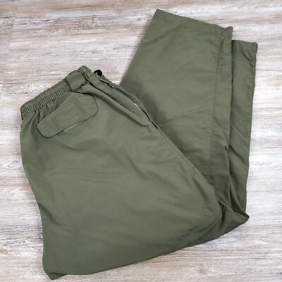 WORLD WIDE SPORTSMAN Convertible Pants Mens Large Green Fishing Outdoor  Hiking