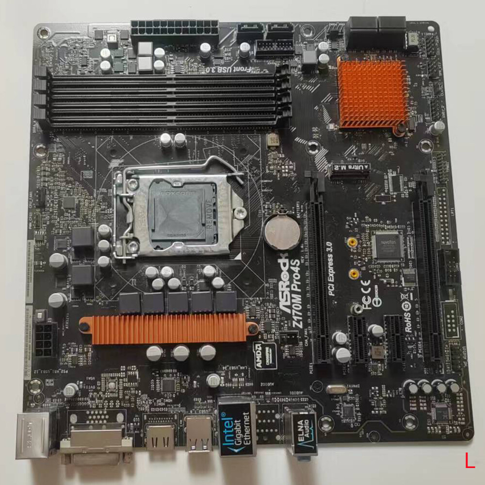 For ASROCK z170m pro4s Micro ATX ddr4 mothrboard With baffle | eBay