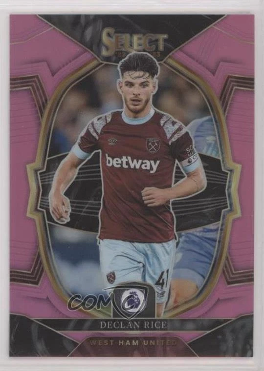 2022-23 Panini Select Premier League Terrace Pink Prizm /99 Declan Rice #91
