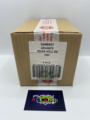 Nintendo Gameboy Advance - Case - Sealed - 6x Texas Holdem - VGA? - WATA? - NEU