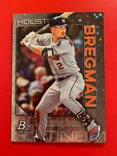 Alex Bregman, Houston Astros, 2020 Bowman Platinum #40 Icy Foil