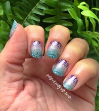 Color Street Nail Polish Strips DROP  GIVE ME ZEN Shimmer Mendala FAN Favorite