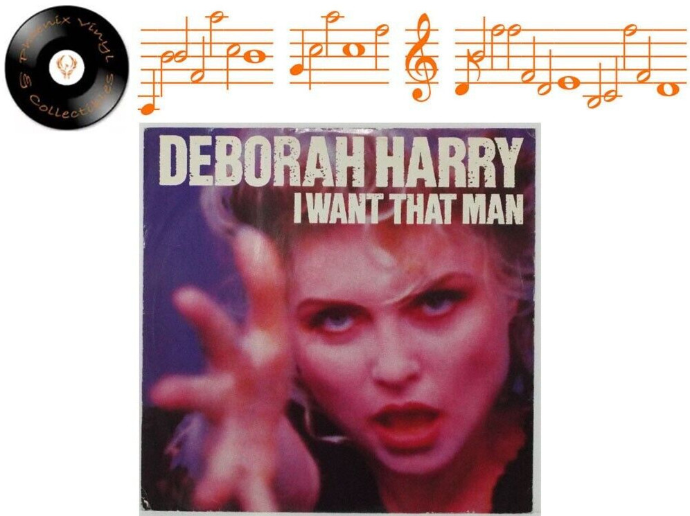 Deborah Harry I Want That Man 12” Single A1 B1 Pressing - EX