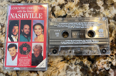 A Country Christmas with the Stars of Nashville (1993, Cassette)