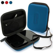 Blue EVA Hard Case Cover for Verbatim Store 'n' Go Portable Hard Drive