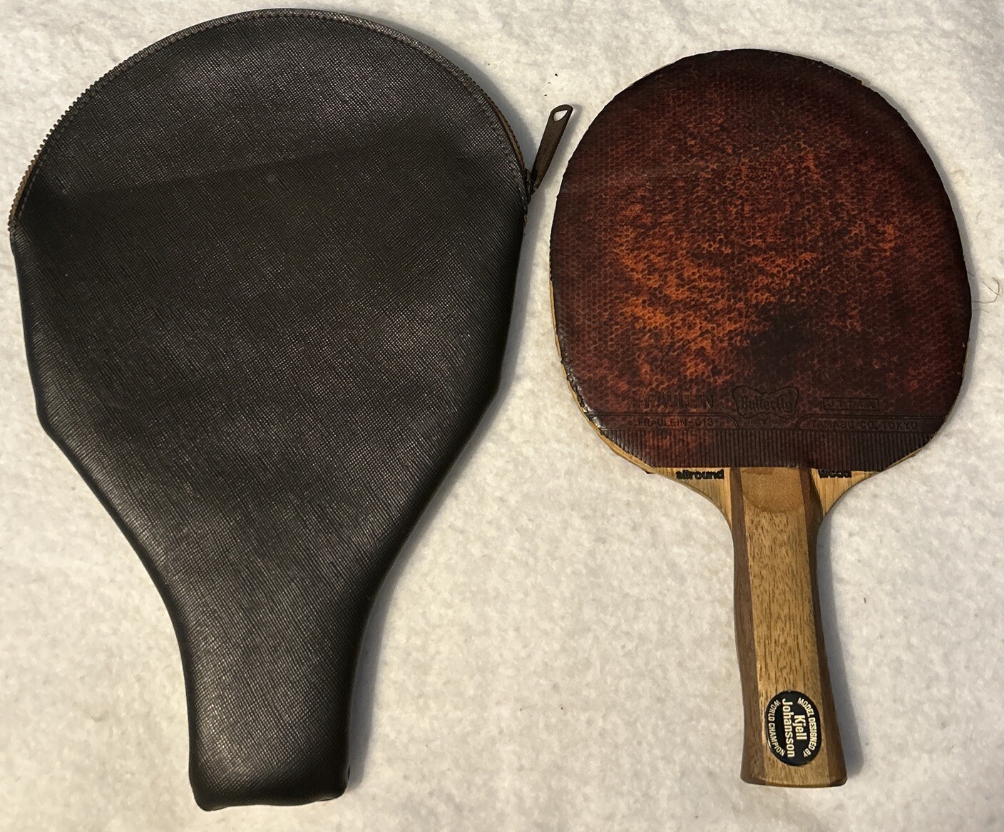 Stiga Kjell Johansson Table Tennis Blade Rubbers Butterfly Fraulein D