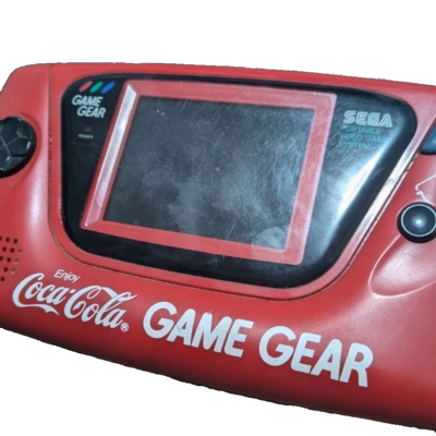 SEGA Game Gear Coca Cola Console junk for parts No tested It has