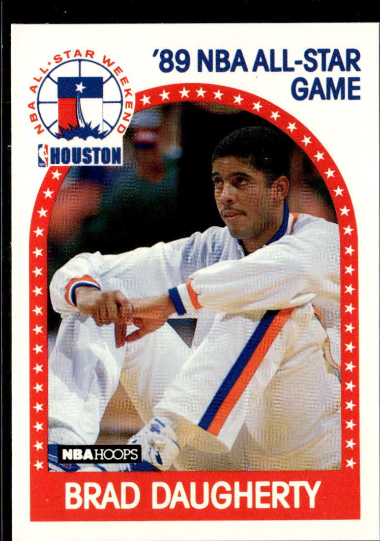 1989-90 Hoops All-Star Panels Perforated #48 Brad Daugherty