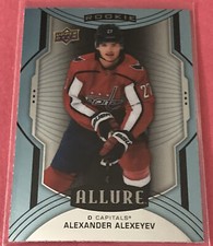 2021 UPPER DECK ALLURE #146 ALEXANDER ALEXEYEV SP RC Light Blue Refractor