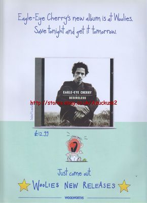 Eagle Eye Cherry Desireless Album 1998 Magazine Advert #1183