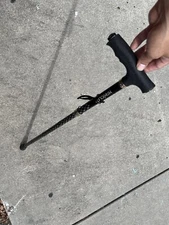 KAKICLAY Folding Walking Cane with LED Light for Men & Women Foldable Adjustabl