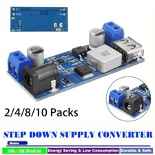 2/4/8/10x DC 12V 24V Step Down to DC 5V 5A Buck Converter Volt Regulator Reducer