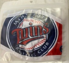 MLB MINNESOTA TWINS Reusable, Washable Face Mask Made With 100 Cotton