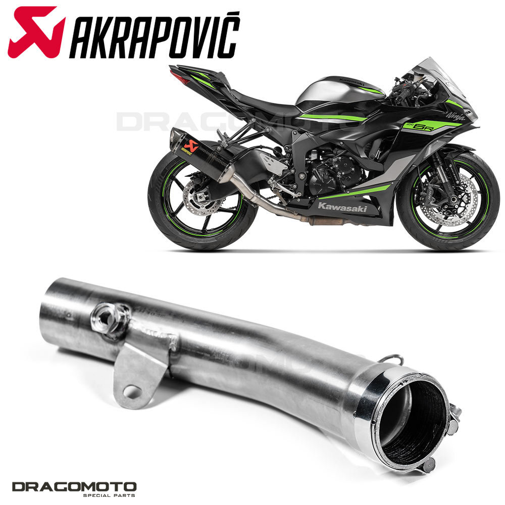 KAWASAKI NINJA ZX-6R 2023-2024 link pipe AKRAPOVIC RC L KAWASAKI NINJA ZX-6R 2023-2024 link pipe AKRAPOVIC RC L