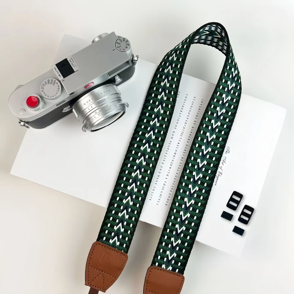 Correa de hombro para cámara digital SLR. Bordado tejido de nailon. Varios colores Foto 2 de 4