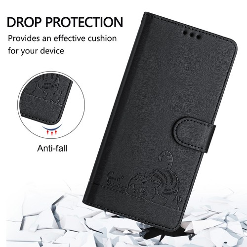 Leather Cat Wallet Phone Case for Xiaomi 14 Ultra 13 12 11 10T POCO X3 X5 M6 M5 - 第 11/19 張圖片