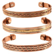 Metal Copper Brass Peace Healing Chakra Yoga Meditation Mantra Jewelry Bracelet