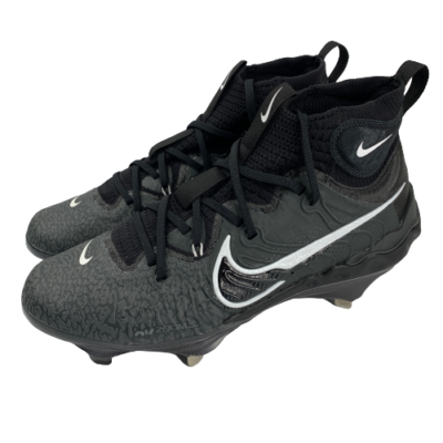 Nike Alpha Huarache NXT Metal Baseball Cleats Black Smoke Gray Mens Size 9 Nike Alpha Huarache NXT Black Smoke Grey Baseball Cleats  main image 2