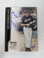 Gary Johnson 2002 Bowman Certified Autograph Card #BA-GJ Anaheim Angels Gem Mint