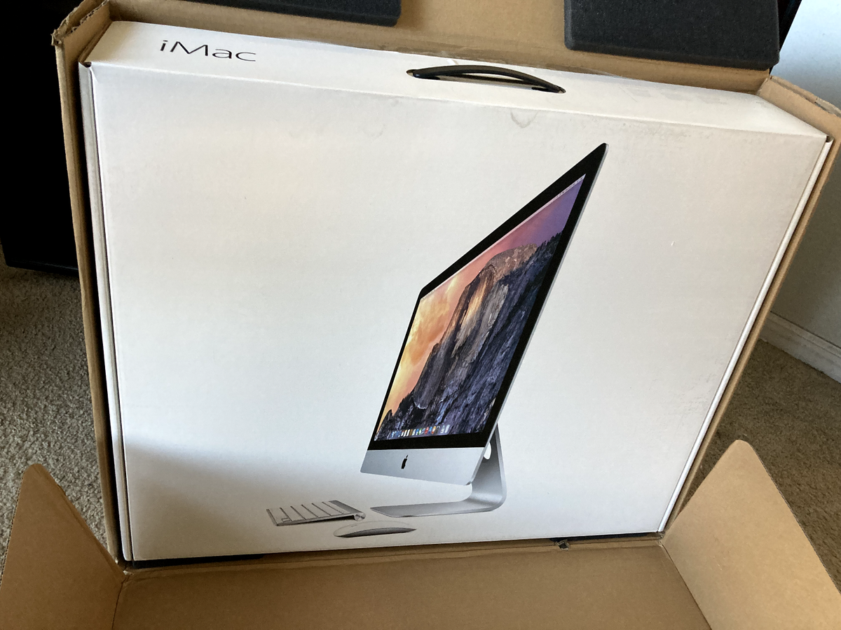 27” APPLE iMac Model A1419 PLEASE NOTE **( Empty BOX ONLY )** | eBay