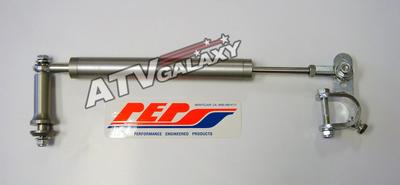 PEP Rebuildable Adjustable Steering Stabilizer Damper Silver Raptor 125 / 250