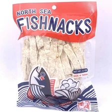 Taiwan North Sea Fishsnack Dried Fish Sticks 3.1oz北海鱈魚香絲